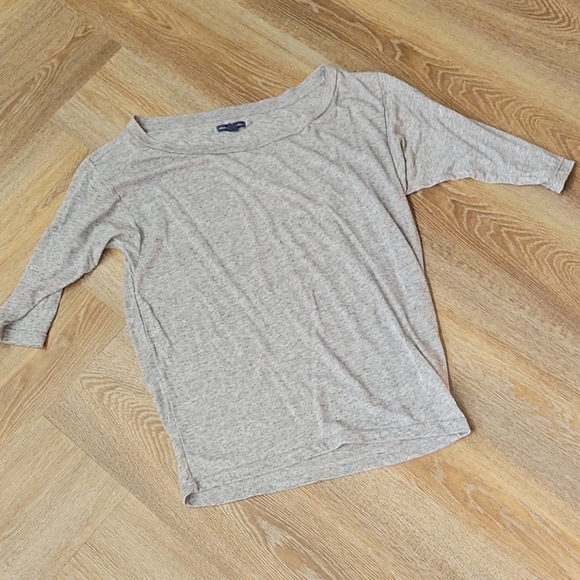 3/4 Sleeve Open Neck Shirt - Picture 1 of 4